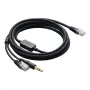 Adapterikaapeli Helos yhteensopiva Jabra 14201-10 kanssa — audio-/puhelinkuulokeyhteys