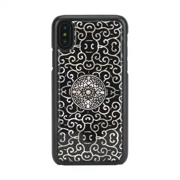 iKins älypuhelinkotelo iPhone XS / XS S Liana — musta
