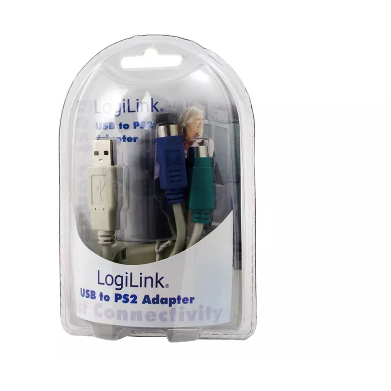 LogiLink sovitin USB - 2x PS/2 AU0004A