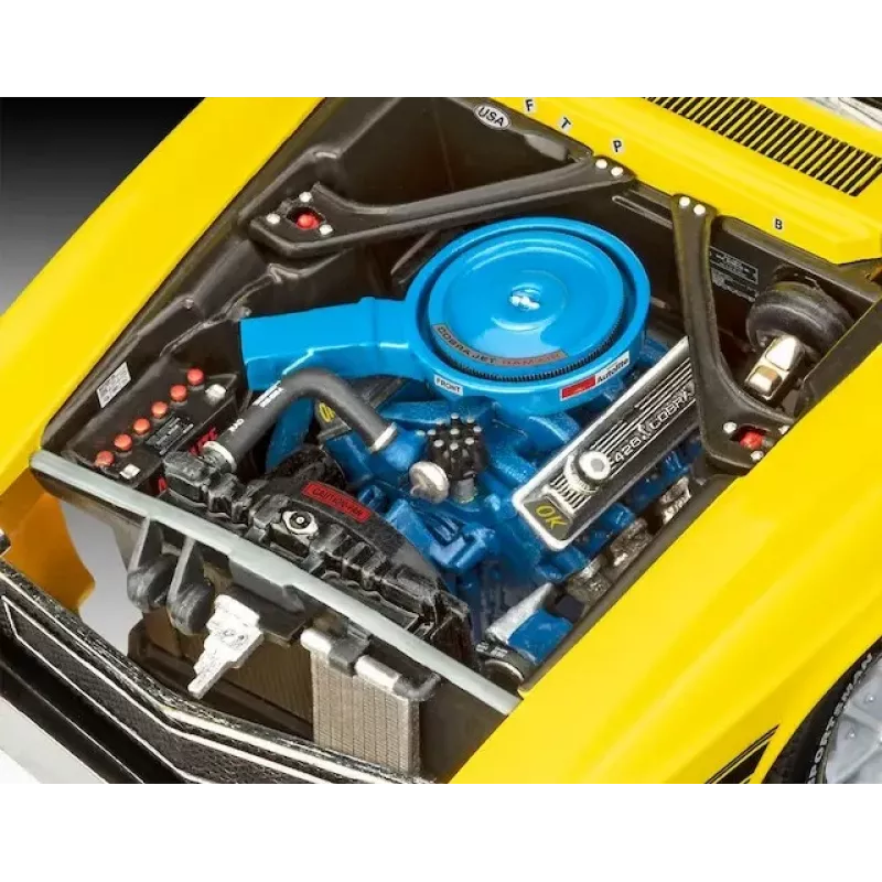 Muovimalli 70 Shelby Mustang GT500 1/25