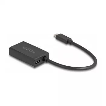 Adapteri DisplayPort naaras - USB Type-C uros DeLOCK 4K PD 85W