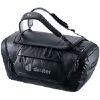 Merimiessäkki DEUTER Duffel Pro 60 – 60 l tilavuus, musta, kestävä matka- ja urheilulaukku