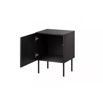 Yöpöytäsarja 2 kpl Cama Meble ISLA 44,5×40×59 cm musta matta MDF/lastulevy