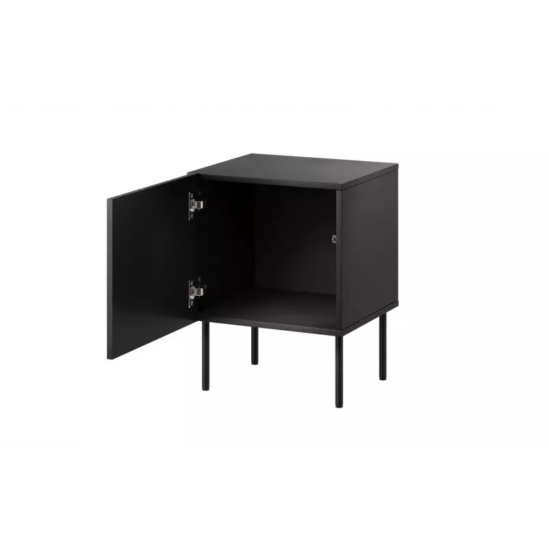 Yöpöytäsarja 2 kpl Cama Meble ISLA 44,5×40×59 cm musta matta MDF/lastulevy