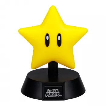 Pöytävalaisin Paladone Super Mario Super Star Icon Light — koristeellinen LED-yövalo