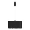 Belkin AVC005BTBK USB-keskitin USB 3.2 Gen 1 (3.1 Gen 1) Type-C musta