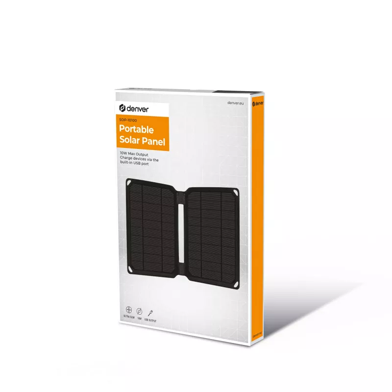 Aurinkopaneeli Denver PPS-42000 10 W monokristallinen pii USB