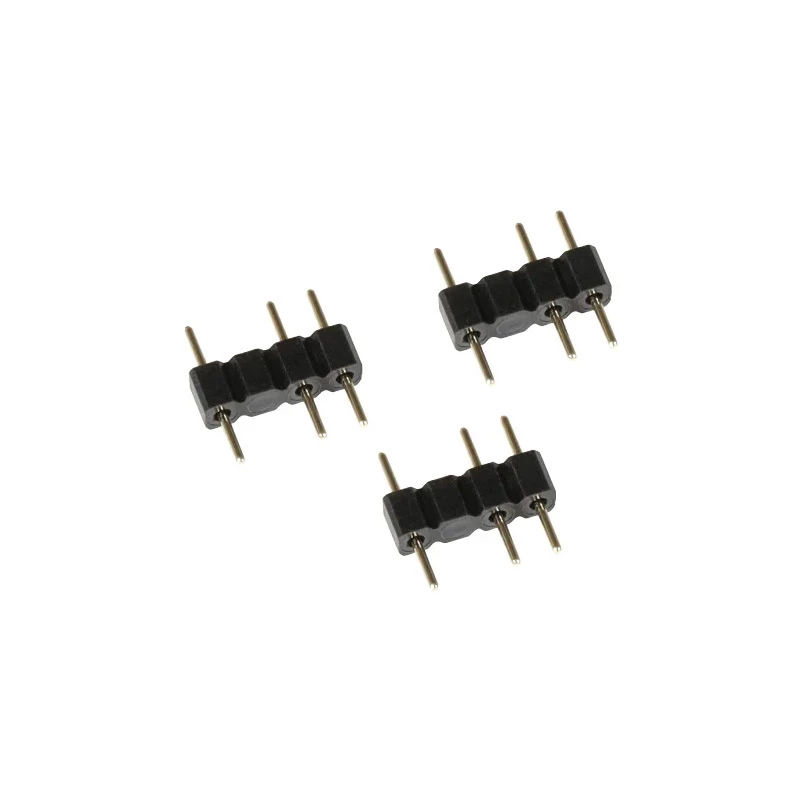 Y-kaapeliliitin aRGB 3-pin 2x 3-pin, 60cm musta, sis. liittimet
