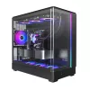 PC-kotelo Montech KING 15 PRO musta — Midi-Tower micro ATX / Mini-ITX