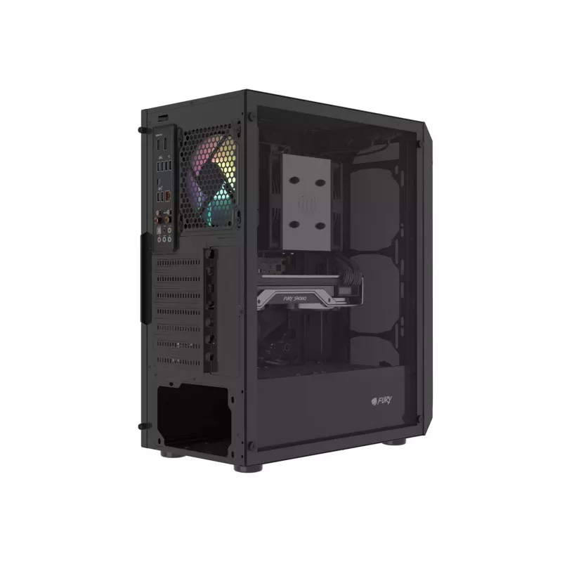 FURY Shobo SH4 RGB Midi Tower musta