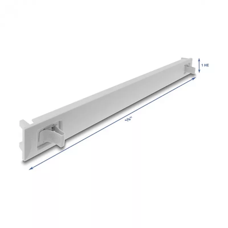 DELOCK 67274 sokkelolevy — ABS harmaa rack-tarvike, 1 kpl