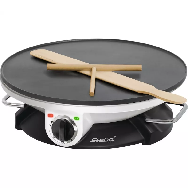 Steba CR 32 - crêpe-levy - 1,2 kW - musta/valkoinen