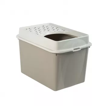rotho Berty Eco Cappuccino kissanhiekkalaatikko — teknopolymeeri, 50 L, 572×393×404 mm, BPA-vapaa, 1 kg