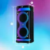 Kannettava kaiutin MANTA SPK0601B100, 100 W, Bluetooth, karaoke, langaton mikrofoni, akku, taajuuskorjain, diskovalot