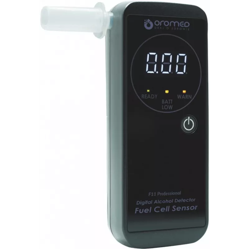 Oromed F11 PROFESSIONAL -alkometri 0 - 4 ‰ 0,05 ‰ musta