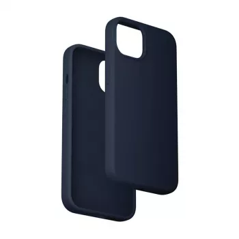 Vention KUFL0-20 silikonikotelo iPhone 15 Plus, sininen – pehmeä suojakotelo, ohut istuvuus