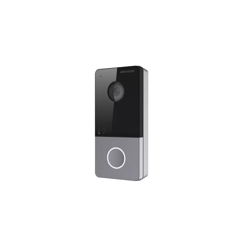 Hikvision DS-KV6113-WPE1(C) videopuhelin-ovipuhelin 2 MP musta, harmaa