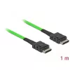 DeLOCK 85214 SAS-kaapeli 1 m musta SFF-8611 SFF-8611