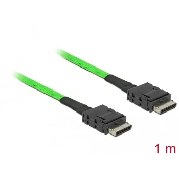 DeLOCK 85214 SAS-kaapeli 1 m musta SFF-8611 SFF-8611