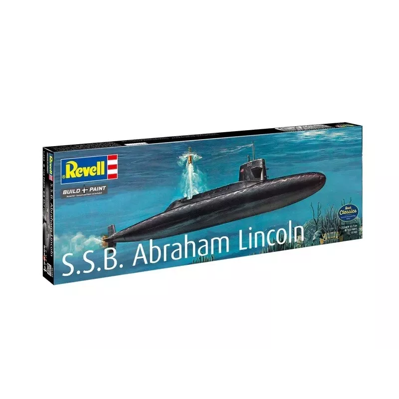 Muovimallilaiva REVELL S.S.B. Abraham Lincoln 1/253 mittakaava rakennussarja