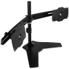 SilverStone SST-ARM23BS-L - kaksoisnäyttövarsi - musta