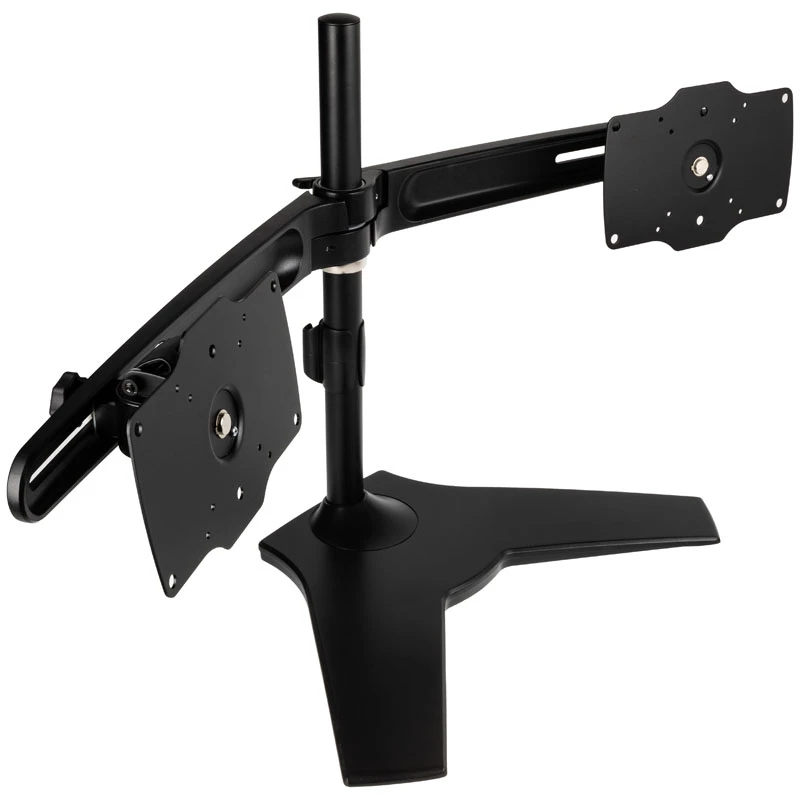 SilverStone SST-ARM23BS-L - kaksoisnäyttövarsi - musta