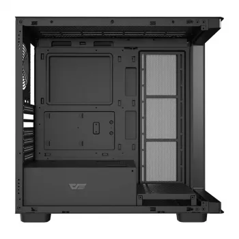Tietokonekotelo DarkFlash DS900G (musta) — Mid-Tower ATX-yhteensopiva, karkaistun lasin sivupaneeli