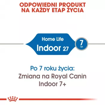 Kuivaruoka kissoille Royal Canin Home Life Indoor 27 Adult 2 kg — siipikarjan makuinen, 27 % proteiinia, 13 % rasvaa