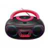 Denver TCL-212BT PINK CD-soitin kannettava CD-soitin musta, pinkki