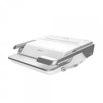 Fellowes Lyra 3-in-1-monitoimisidontalaite, valkoinen/hopea sidonta, nidonta ja rei'itys yhdessä laitteessa, DIN A4 - 1 kpl (5603101)