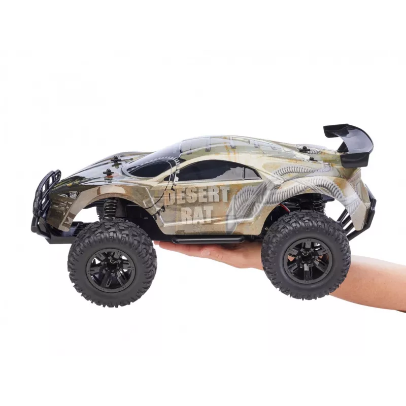 RC-auto REVELL Desert Rat (malli 24442) – harmaa-musta radio-ohjattava maastoajoneuvo