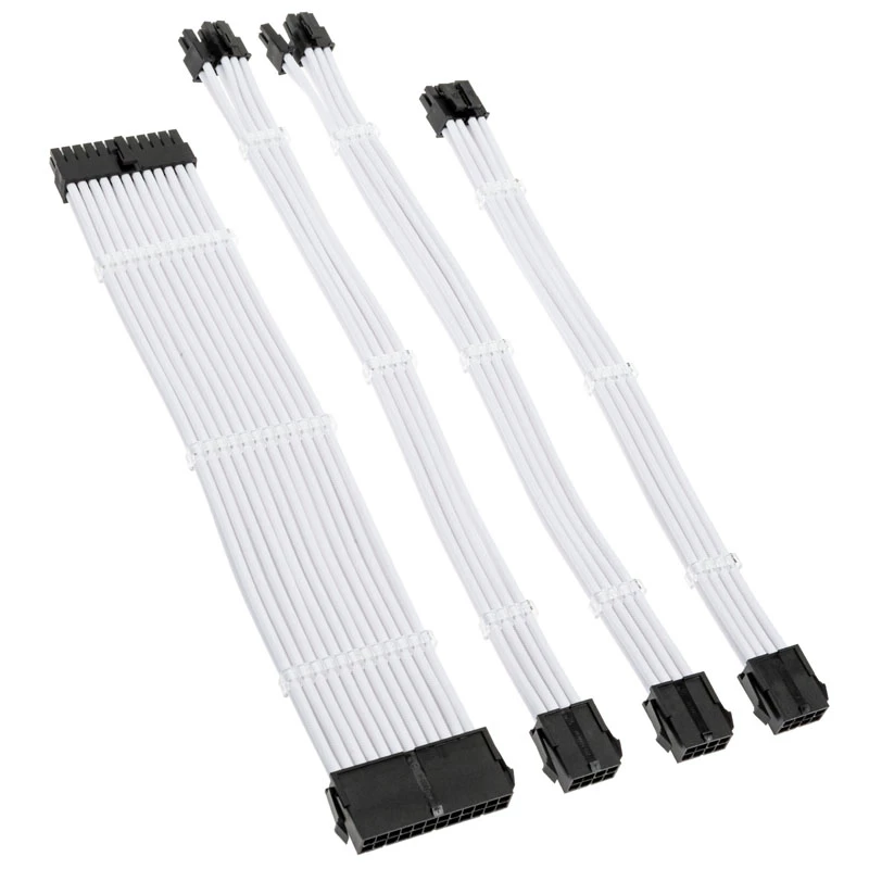 Kolink Core Standard Braided kaapelin jatkosarja - Brilliant White