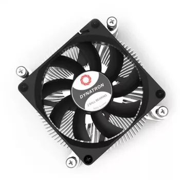 CPU-jäähdytin Dynatron Z60 LGA1851 LGA1700, alumiinikotelo, 80 mm tuuletin