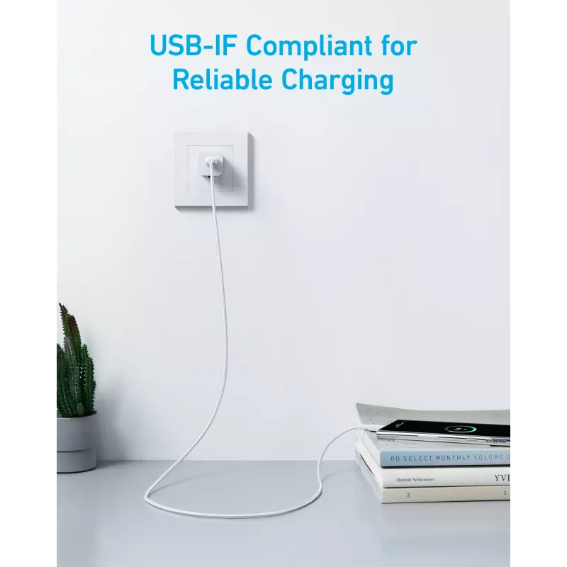 USB-kaapeli Anker 322 1,8 m USB A USB C valkoinen