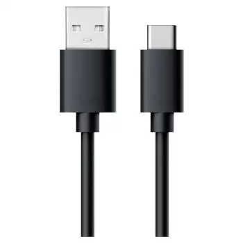 USB-kaapeli RealPower 255650 USB 3.2 Gen 1 0,6 m musta