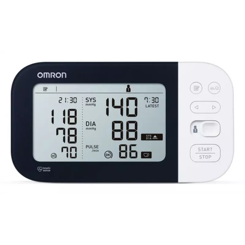 Omron M7 Intelli IT olkavarren verenpainemittari, automaattinen, 2 käyttäjää
