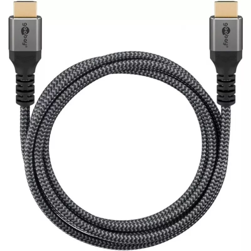Goobay 65263 HDMI-kaapeli 5 m HDMI Type-A (Standard) harmaa (65263)