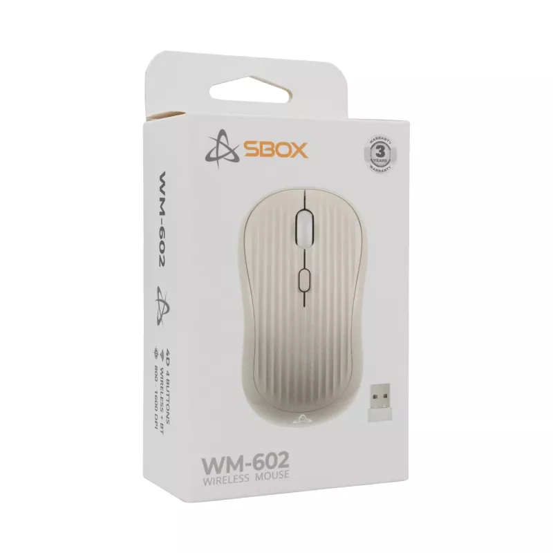 Hiiri SBOX WM-602 beige langaton liitäntä