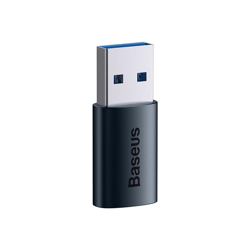 Baseus Ingenuity USB-A-USB-C-adapteri OTG (sininen)