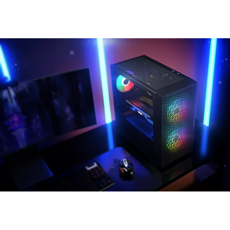 Logic DART PRO ARGB MINI USB-C PC-kotelo musta