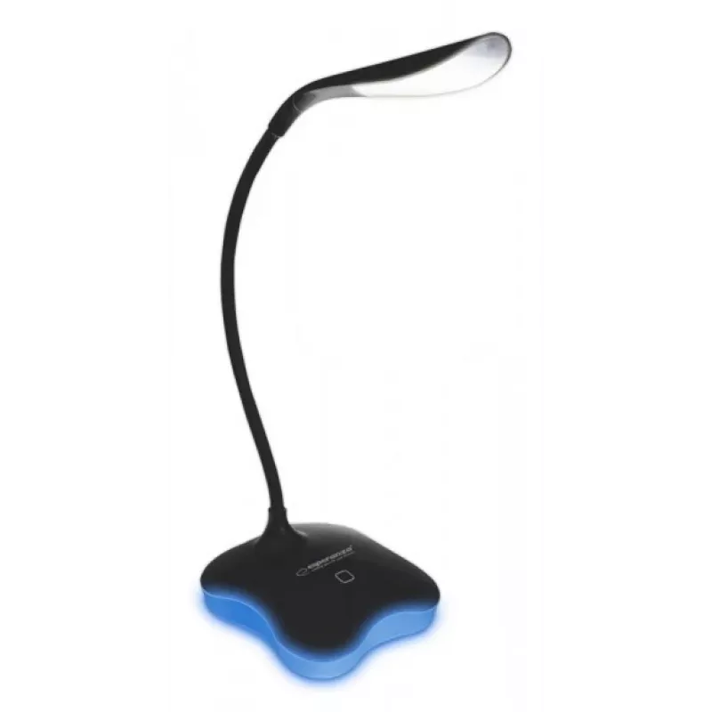 Esperanza ELD105K Mimosa LED-pöytävalaisin, 3 W, musta
