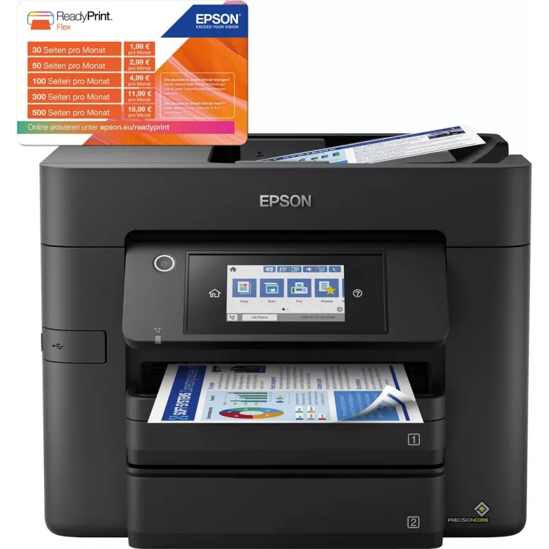 Epson WorkForce Pro WF-4830DTWF mustesuihku A4 4800 x 2400 DPI 36 ppm Wi-Fi