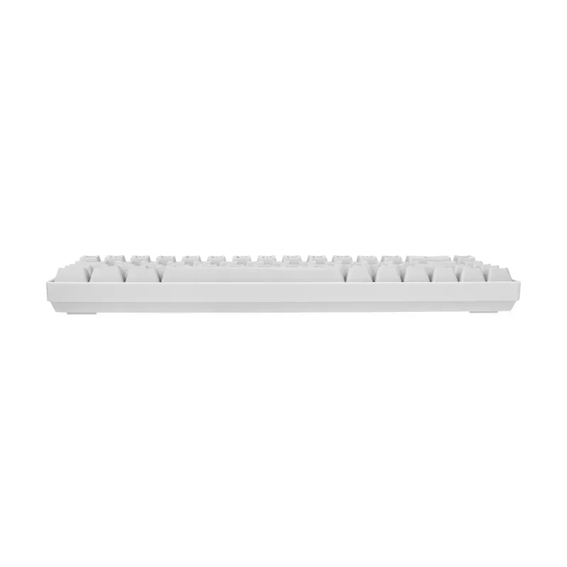 Näppäimistö White Shark RONIN valkoinen USB QWERTY 68 näppäintä LED
