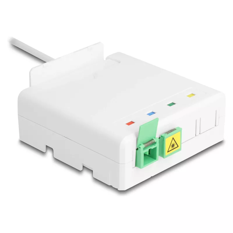 DELOCK kuituoptinen liitäntäkotelo 2 x SC/APC simplex 30 m G.657.A1 drop-kaapelisarjalla