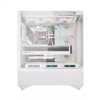 Tietokonekotelo Darkflash DY460 ATX valkoinen