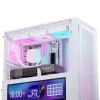 Corsair FRAME 4000D LCD RS PC-kotelo, Midi Tower, ATX, ARGB, karkaistu lasi - valkoinen