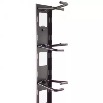 APC NetShelter kaapelinhallinta, pystysuuntainen kaapelinhallinta, kaapelirenkaat, 8 kpl:n pakkaus, musta, 55 mm x 766 mm x 85 mm