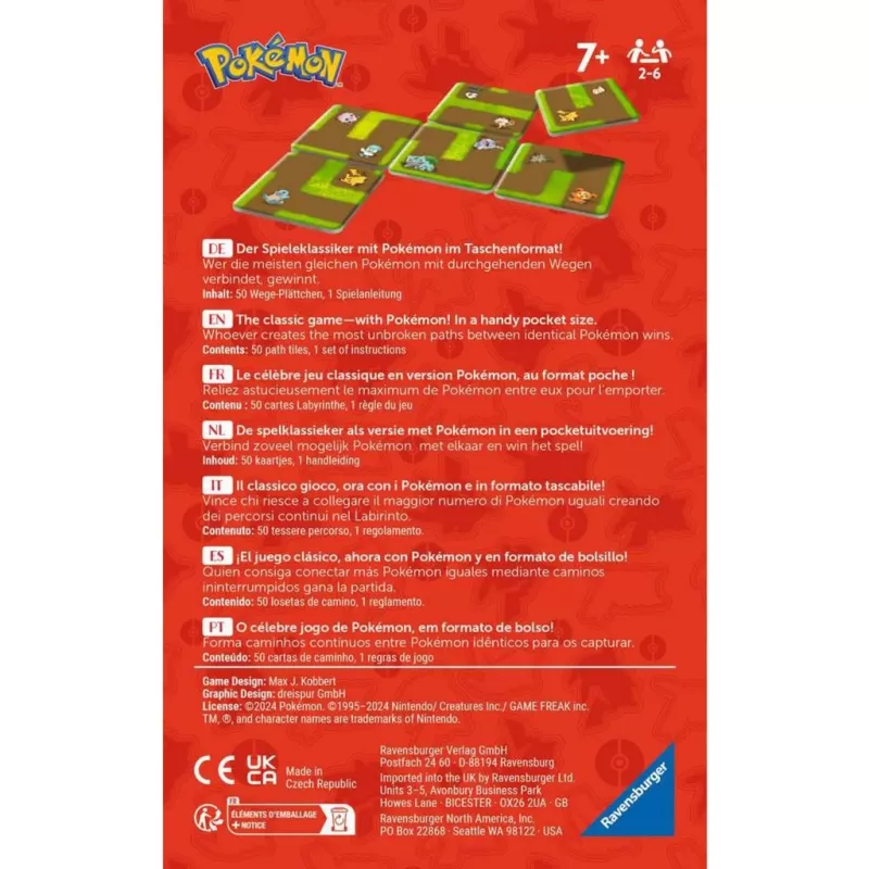 Pokémon Labyrinth Connect, lautapeli