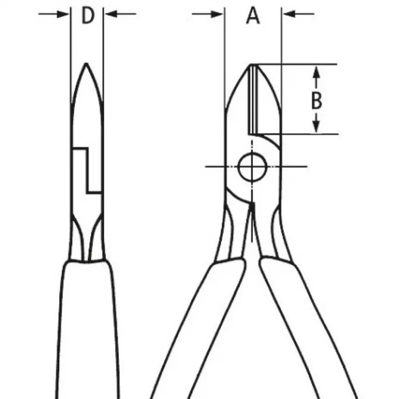 Käsikaapelileikkurit Knipex KP-7502125