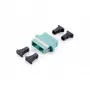 Equip SC kuitukytkin, OM3 monimuotodupleksi, SC, turkoosi, monimuoto, 34,7 mm, 9,4 mm, 33 mm